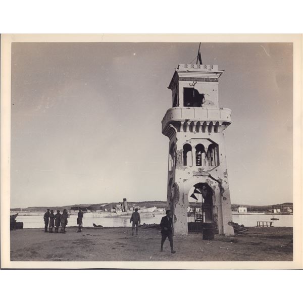 2pc Eliot Elisofon (American, 1911-1973) Original Gelatin Silver Prints, WWII North African Campaign