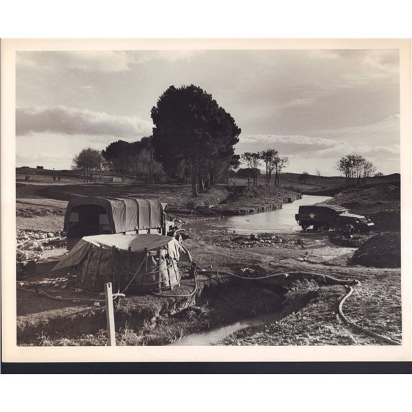 2pc Eliot Elisofon (American, 1911-1973) Silver Gelatin Prints, WWII North African Campaign