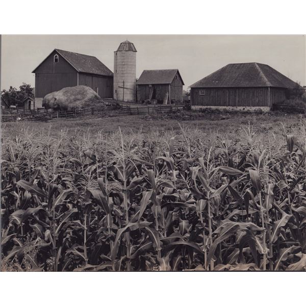 2pc Eliot Elisofon (American, 1911-1973), Original Gelatin Silver Prints, American Agricultural Land