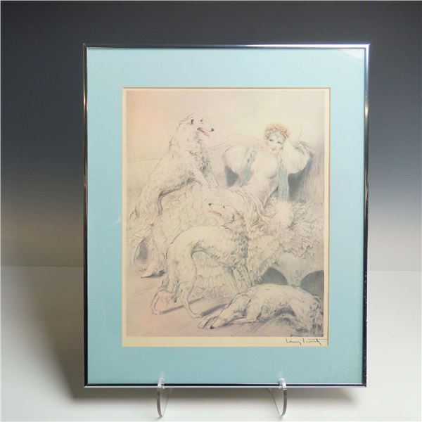 After Louis Icart (French, 1888-1950) Framed Print on Paper, Symphony in White