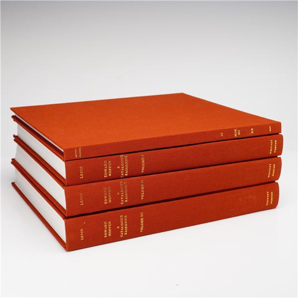 Levin, Gail. Edward Hopper: A Catalogue Raisonne,  4-Volume Set.