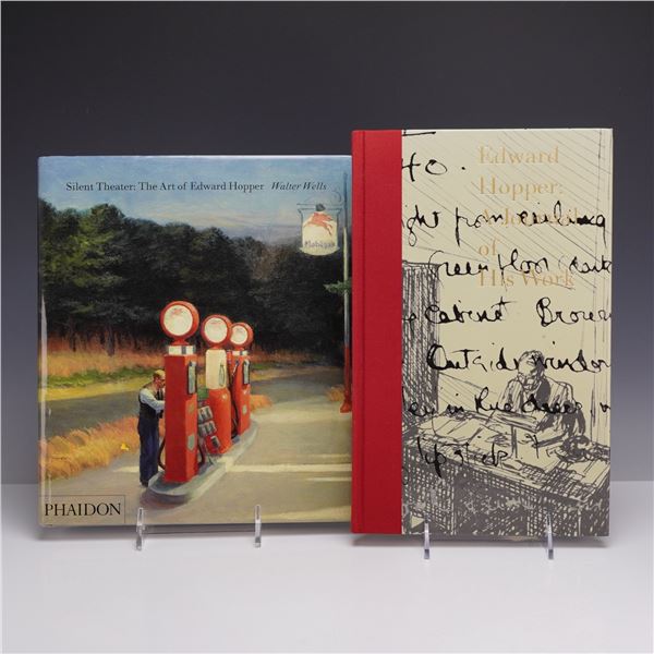 Two Hardcover Books on Edward Hopper. Phaidon and Norton, 1997-2007