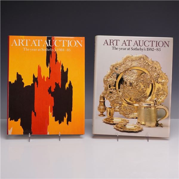Two Volumes (DJ). Ayers, Tim and Georgia Fogg, Eds. Art at Auction: The Year at Sotheby's 1982-83 an