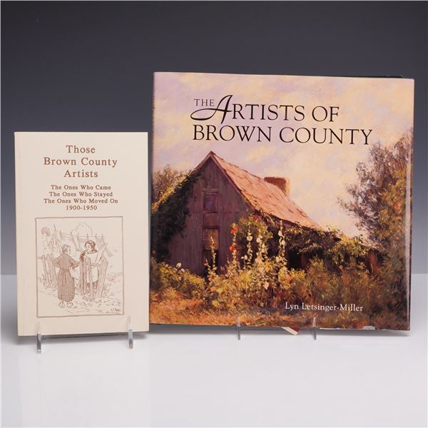 2pc Artist of Brown County Artists Books