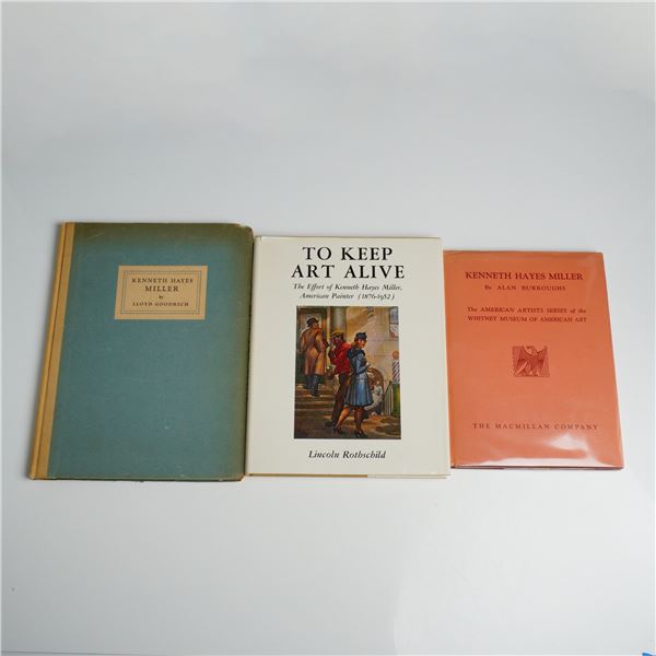 Three Kenneth Hayes Miller Hardcover Monographs by Goodrich, Rothschild, and Burroughs, 1930â[x=#836