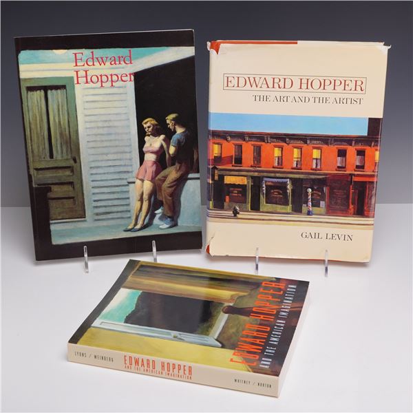 3pc Edward Hopper Book Collection