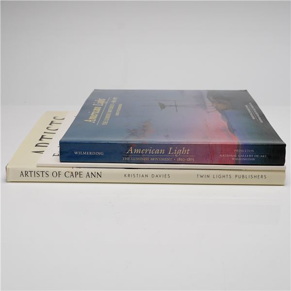 3pc Volumes on American Landscape and Marine Art