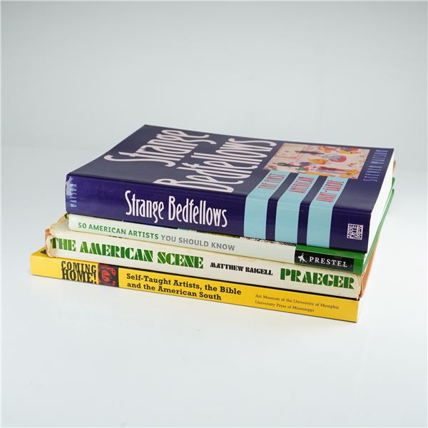 A 4pc Collection of American Art History Books: Watson, Baigell, and Others (DJ)