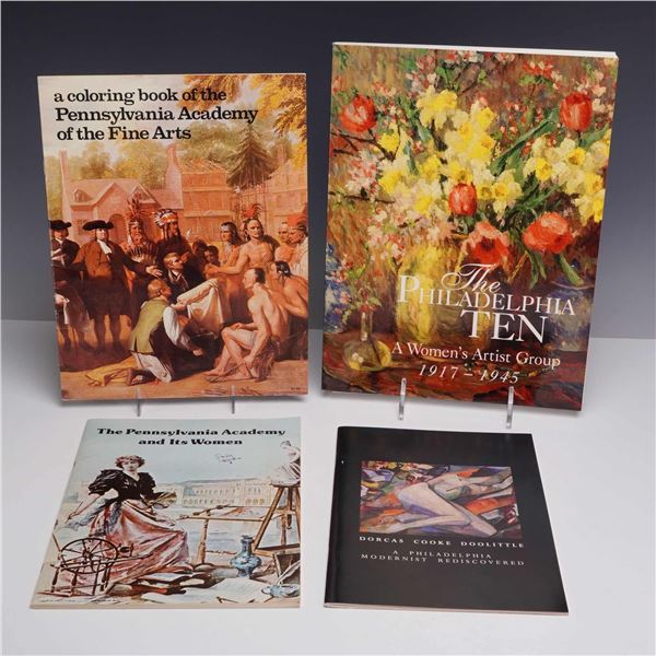 A Group of 4 Pennsylvania Art History Books and Exhibition Catalogs. Various Publishers.