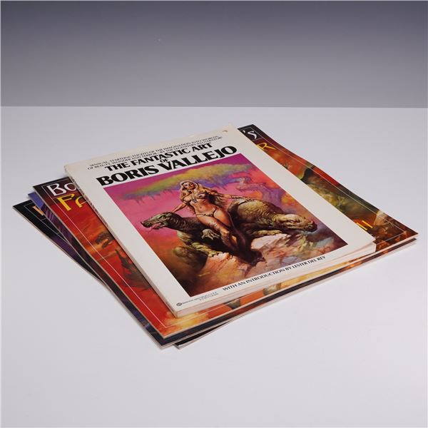 4pc Boris Vallejo Art Book and Boris Vallejo & Julie Bell Calendars