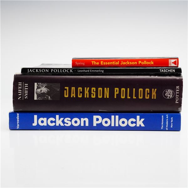 4pc Jackson Pollock Art Books