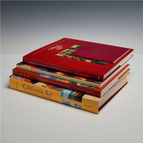 A Collection of 5 California Art Reference Books. Various Authors and Publishers