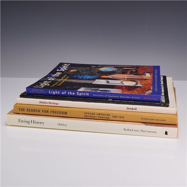 5pc African American and Southern Outsider Art Books