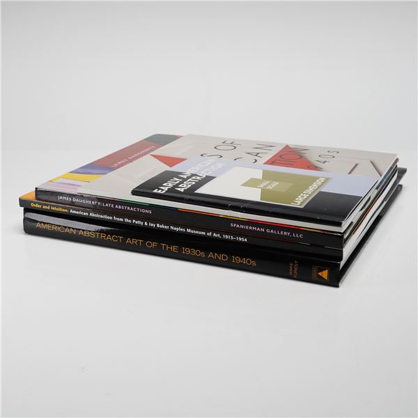 5pc Art Books and Exhibition Catalogs on American Abstraction