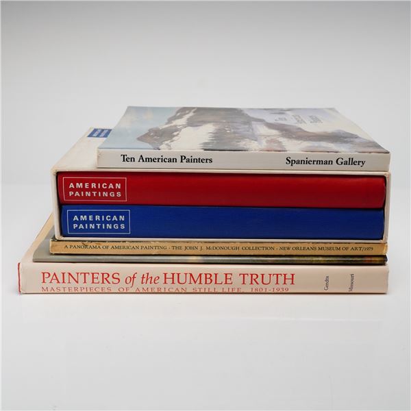 5pc Art Books including American Paintings in the Museum of Fine Arts Boston