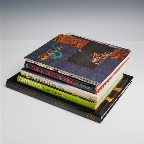 5pc Books on Central and South American Pre-Columbian Art and Archaeology