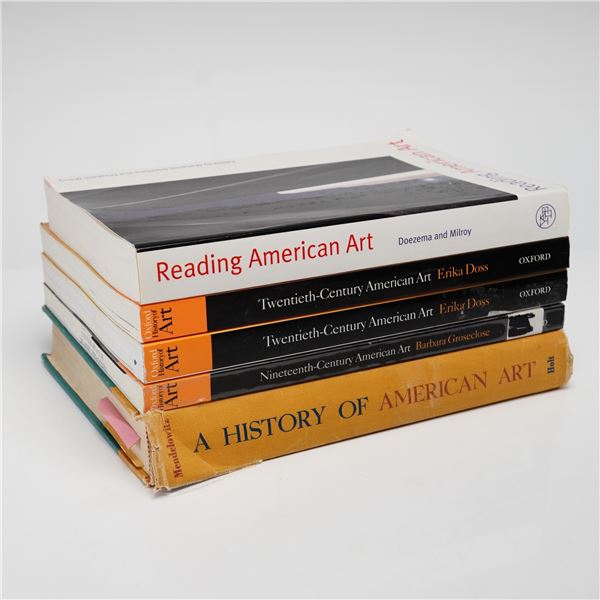 5pc Collection of American Art History Books