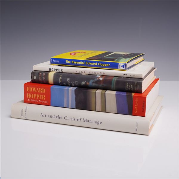 5pc Edward Hopper Book Collection