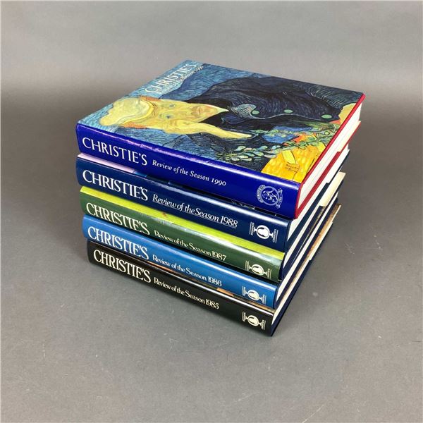 5pc Volumes of Christie's Review of the Season, 1985-1990