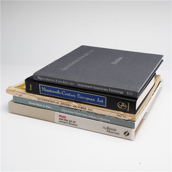 6pc Art Books and Periodicals
