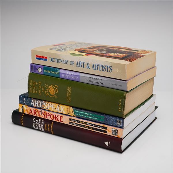 6pc Art History and Reference Books
