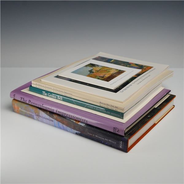A Collection of 7 Pennsylvania Impressionism Art Books and Exhibition Catalogs (DJ)