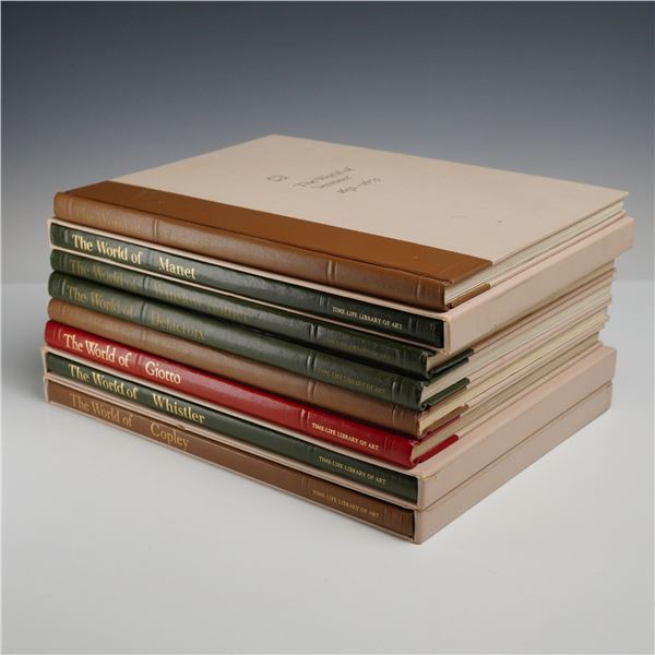 An 8-Volume Set. Time-Life Library of Art Books. Time Incorporated, c. 1966-1970.