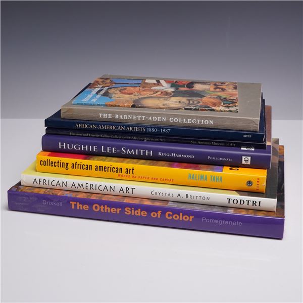 8pc Collection of Books on African American Art