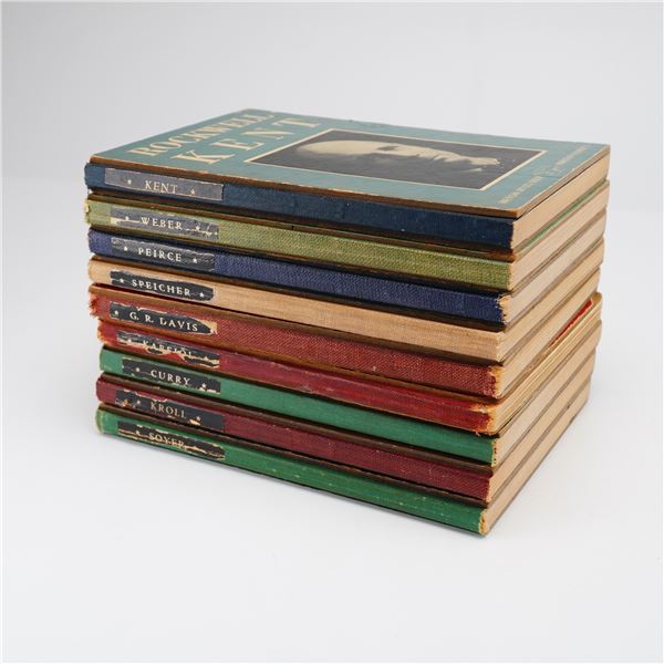 9pc American Artists Group Monograph Number Books. New York, 1945.