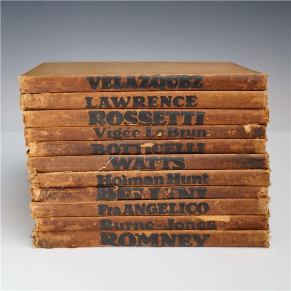 11pc Illustrated Hard Cover Books, Masterpieces in Colour