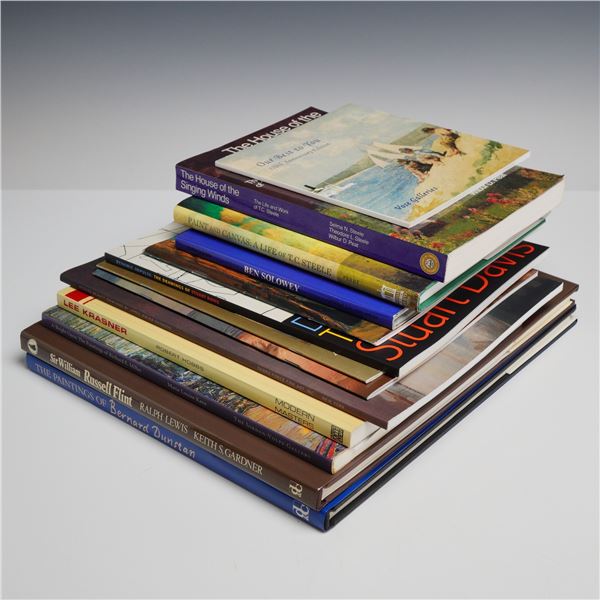 Collection of 13 Art Monographs and Catalogs including Sir William Russell Flint and Lee Krasner