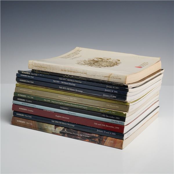14pc Collection of  Sotheby's Art and Antique Auction Catalogs