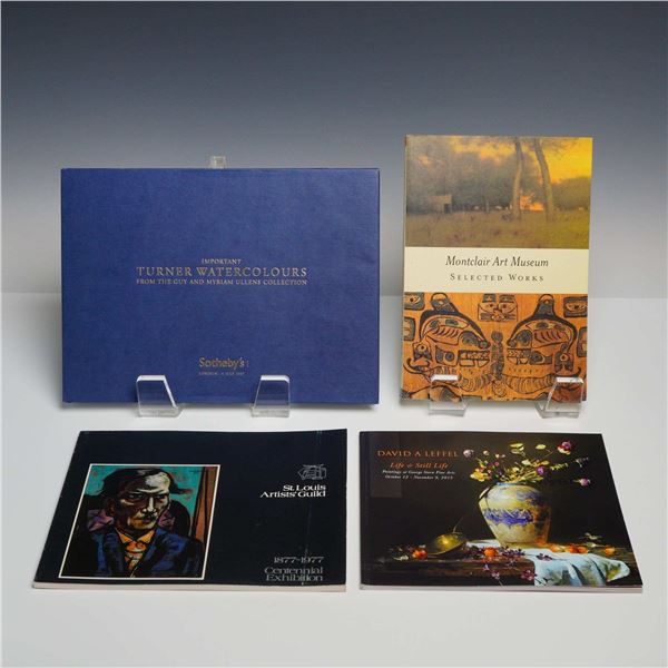 Lot of 16 Art Exhibition and Auction Catalogs including Sotheby's Turner Hardcover Book
