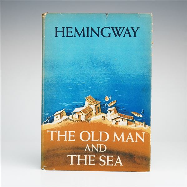 Hemingway, Ernest. The Old Man and the Sea. Scribner, 1952. First Edition, BOMC Issue (DJ)