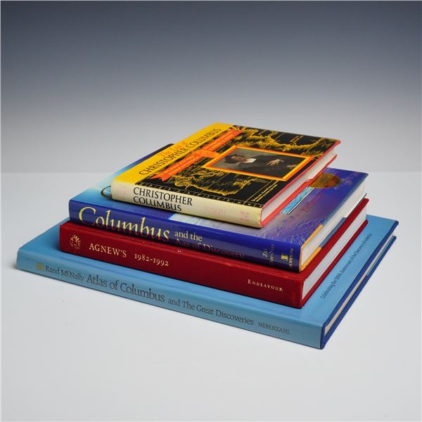 4pc Christopher Columbus and Maritime History Books