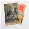 Image 3 : 4pc Ephemera, IOOF Magic Lantern Slide and a Al Jolson Playing Card