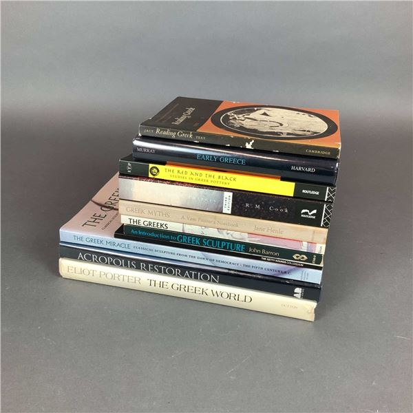 11pc Greek Culture Information Books. Various Publishers, 1970-1994.