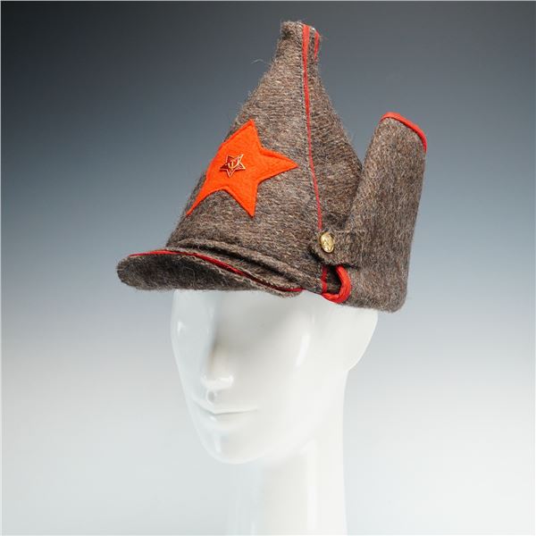 Soviet Red Army Budenovka Wool Hat