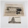Image 3 : 4pc 20th Century Aviation Themed Photographs and Postcard