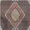 Image 2 : Large Fringed Persian Tabriz Mahi Hand Knotted Wool Rug