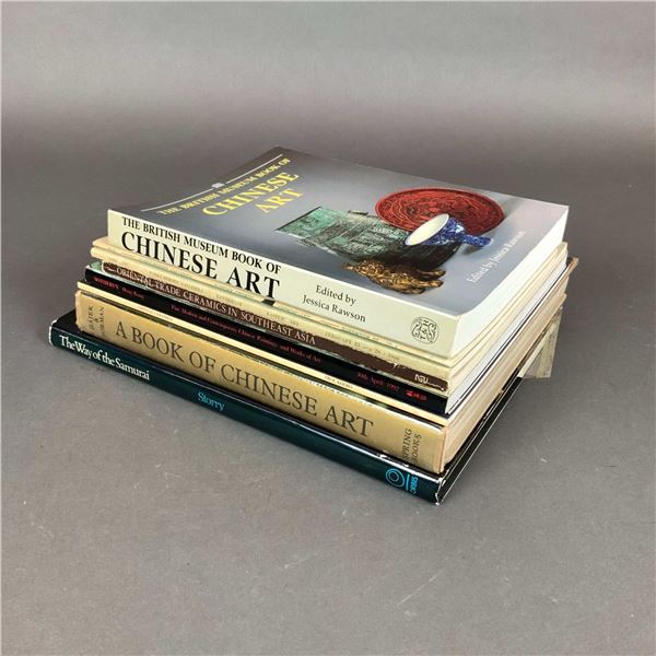 9pc Chinese Art and History Reference Books and Catalogs