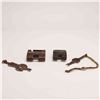 Image 3 : 2pc Tibetan Metal Trick Locks