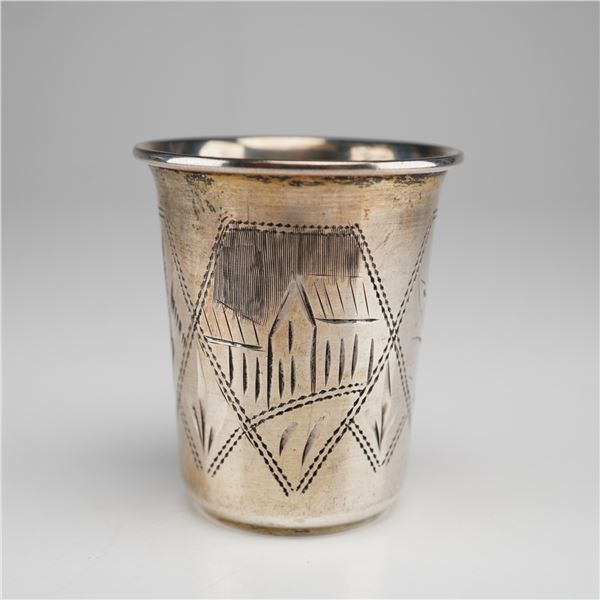 Grachev Brothers Russian Imperial 84 Silver Kiddush Cup