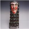 Image 1 : Mexican Guerrero Hand-Carved and Polychrome Wood Folk Art Dance Mask