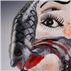 Image 2 : Mexican Guerrero Polychrome Hand-Carved Wood Fish Mask