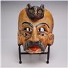 Image 1 : Mexican Polychrome Hand-Carved Wood Conquistador Dance Mask