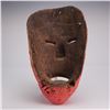 Image 3 : Mexican Folk Art Hand-Carved & Painted Wood Dance Mask with Fish