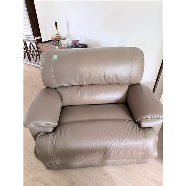 ELECTRIC DOUBLE GREY RECLINER ARMCHAIR