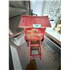 Image 1 : ORENTIAL DECORATIVE HAND PAINTED CART