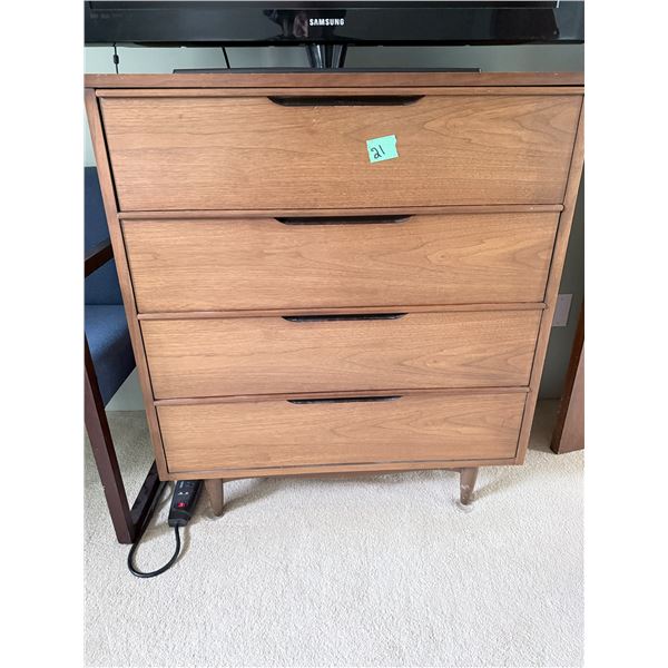 MCM WOOD 4-DRAWER CHEST OF DRAWERS